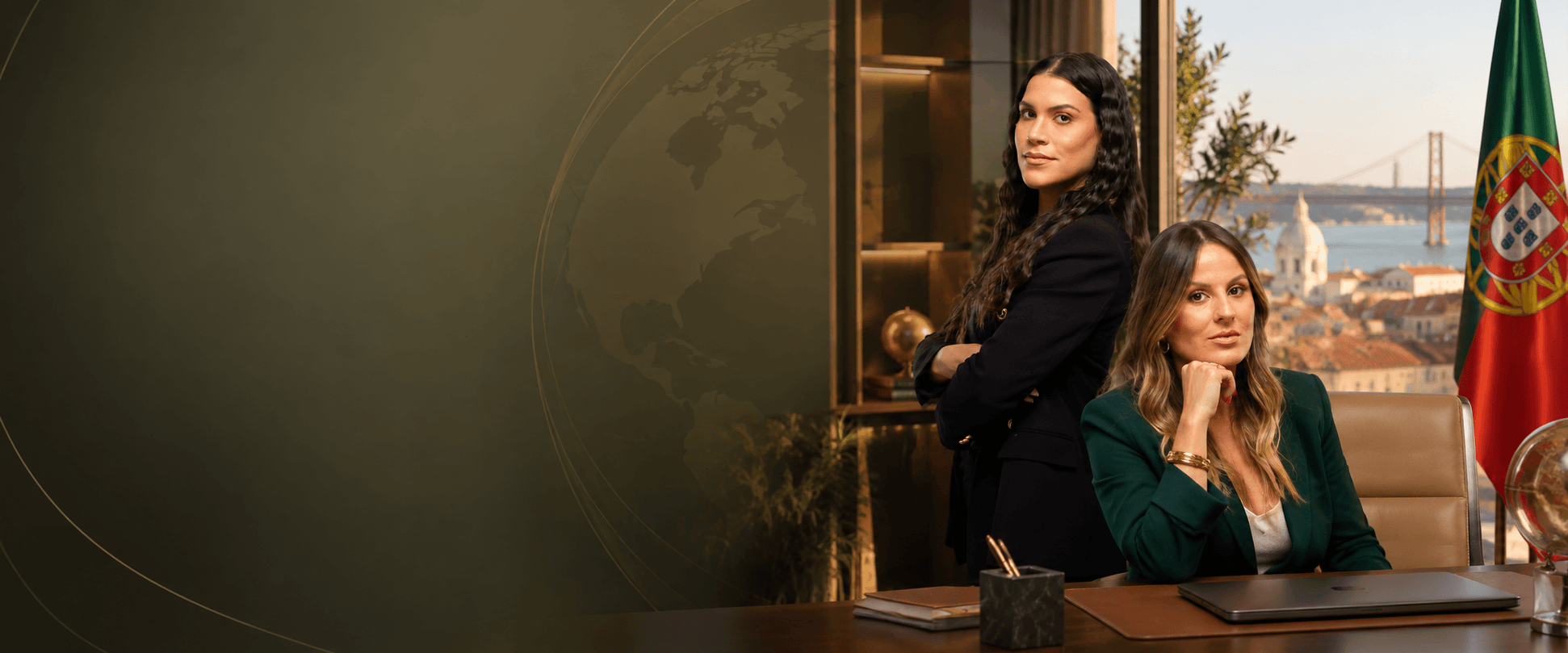 Equipe Orbis Migration no escritório em Lisboa, Portugal
